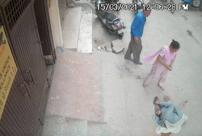 son slapped mother to death