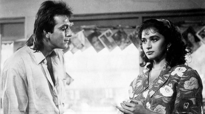 MADHURI DIXIT AND SANJAY DUTT