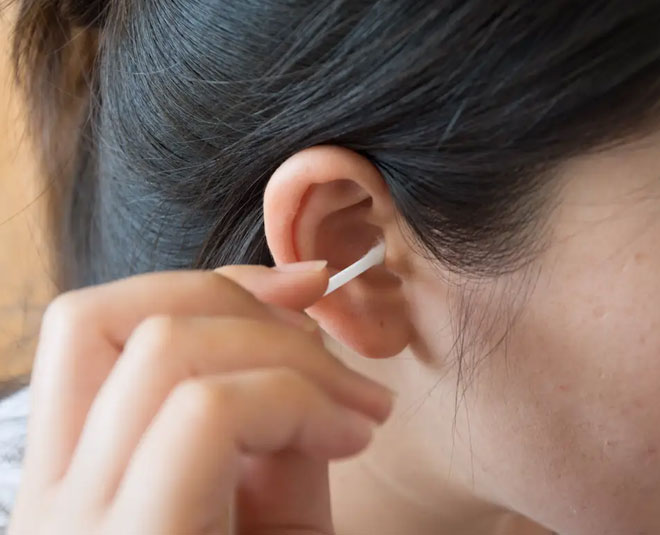 remove water if it enters ear inside 