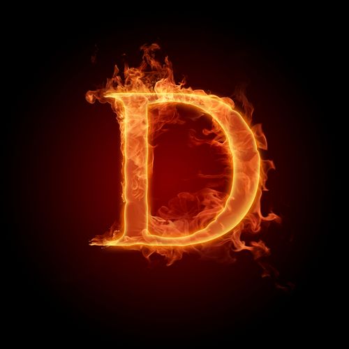 The Alphabet Photo: The letter D | Fire font, Alphabet photos, Fire image