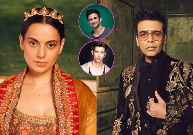 After Ranbir Kapoor, Kangana Ranaut pulls up Karan Johar again; writes about Sushant Singh Rajput case and her fight with Hrithik Roshan