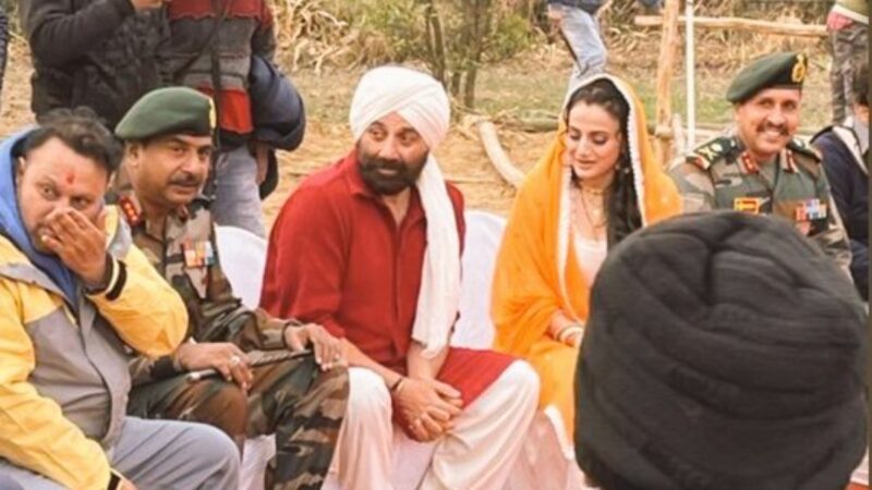 Gadar 2: Sunny Deol, Ameesha Patel first look revealed, nostalgic fans call it dhamakedaar | Celebrities News – India TV