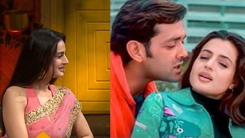 TKSS: Ameesha Patel reveals fans didn't allow Bobby Deol to hug her during the shoot of Humraaz, says "Fans were yelling arre chhod isko yeh toh tere bhai ki amaanat hai" -