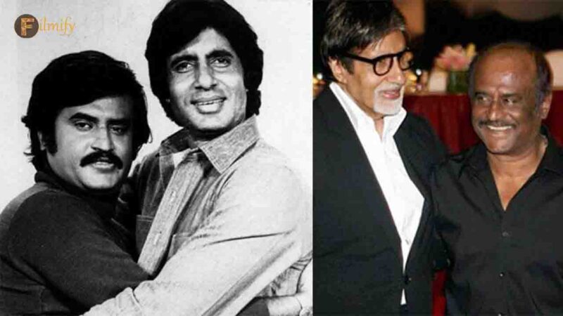 Big B and Rajinikanth shoulder-to-shoulder after 32 years for Thalaivar 170 - Filmify Telugu