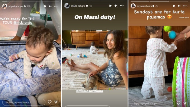 Priyanka Chopra Shares Adorable Pictures Of Malti Marie Inside A Suitcase Wearing Kurta Pajama