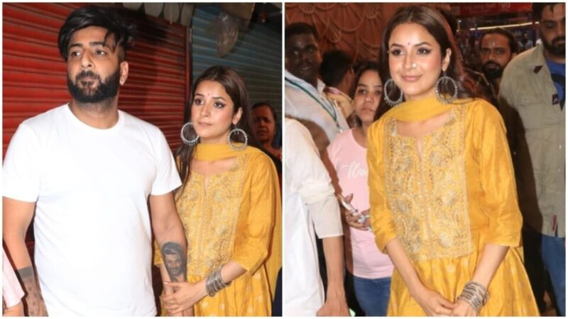 Shehnaaz Gill visits Lalbaugcha Raja, Sidharth Shukla's face tattoo on Shehbaz Badesha's arm makes fans emotional. See pics, video - glbnews.com